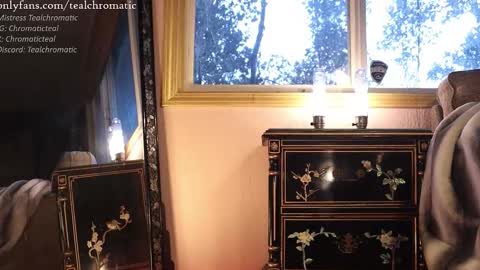 Snapshot of tealchromatic chatting on February 2026 04:13:01 AM Mistress Teal Chromatic online show from February 2026 04:13:01 AM