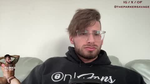 Snapshot of theparkersavage chatting on October 2025 07:44:02 PM Parker Savage online show from October 2025 07:44:02 PM