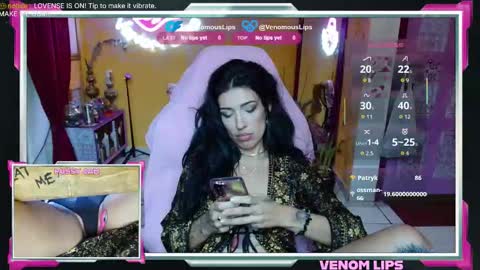 VenomLips online show from December 2025 01:28:02 PM