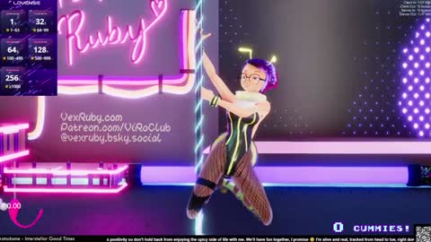 Vex Ruby online show from January 2025 01:05:02 AM