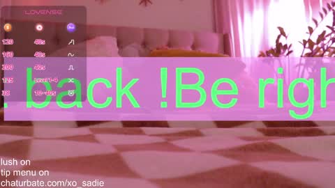 Xo Sadie online show from April 2026 07:08:01 AM