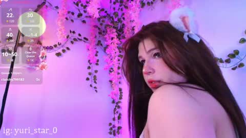 Snapshot of yuri_stars chatting on September 2025 12:45:01 AM Yuri Stars online show from September 2025 12:45:01 AM