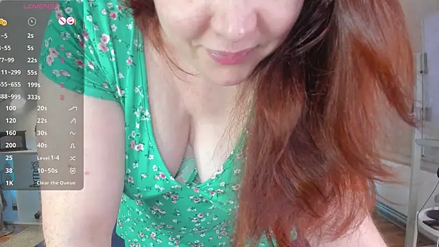 Snapshot of CutieGinger chatting on December 2024 12:08:01 AM CutieGinger online show from December 2024 12:08:01 AM