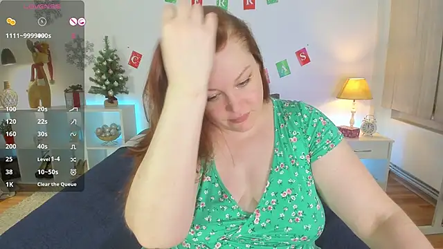 Snapshot of CutieGinger chatting on January 2025 11:15:01 PM CutieGinger online show from January 2025 11:15:01 PM