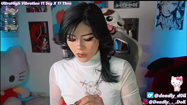 Snapshot of Deadly_Doll chatting on January 2025 11:18:02 PM Deadly Doll online show from January 2025 11:18:02 PM