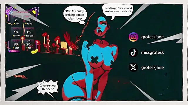 GroteskJane online show from May 2026 06:03:01 PM