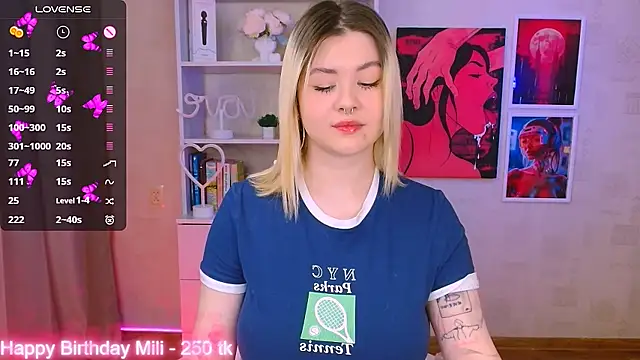 cutie mili online show from January 2025 03:58:02 AM