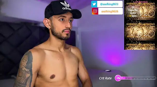 AxelKing1326 online show from January 2025 10:33:02 PM