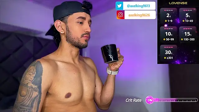 AxelKing1326 online show from March 2025 10:07:02 PM