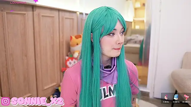 Snapshot of Sonnie_ chatting on January 2025 11:40:02 AM Sonnie online show from January 2025 11:40:02 AM