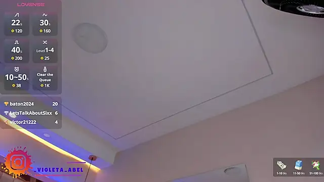 Snapshot of VioletaAbel chatting on March 2025 04:02:02 PM VioletaAbel online show from March 2025 04:02:02 PM