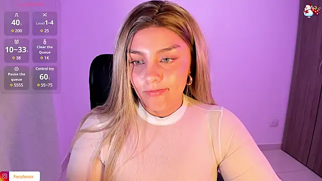 Snapshot of Fieryfenixx chatting on January 2025 03:15:01 AM Fieryfenixx online show from January 2025 03:15:01 AM