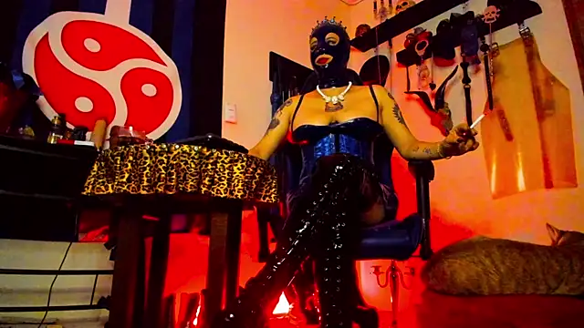Snapshot of DominatrixBlue chatting on February 2025 03:30:02 PM DominatrixBlue online show from February 2025 03:30:02 PM