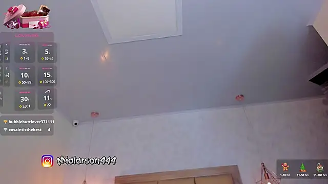 Snapshot of LARSONMIA chatting on February 2025 03:14:01 PM LARSONMIA online show from February 2025 03:14:01 PM