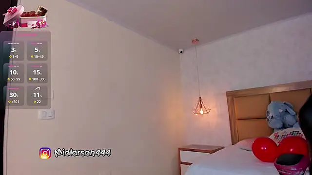 Snapshot of LARSONMIA chatting on February 2025 12:14:02 PM LARSONMIA online show from February 2025 12:14:02 PM