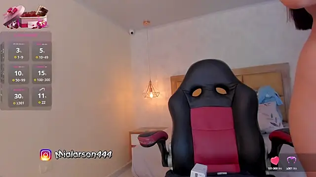 Snapshot of LARSONMIA chatting on February 2025 12:05:02 PM LARSONMIA online show from February 2025 12:05:02 PM