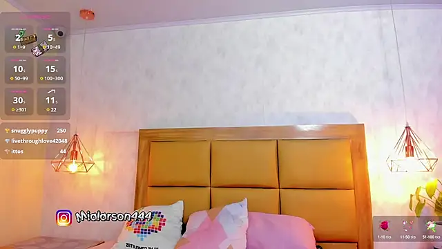 Snapshot of LARSONMIA chatting on March 2025 06:32:01 PM LARSONMIA online show from March 2025 06:32:01 PM