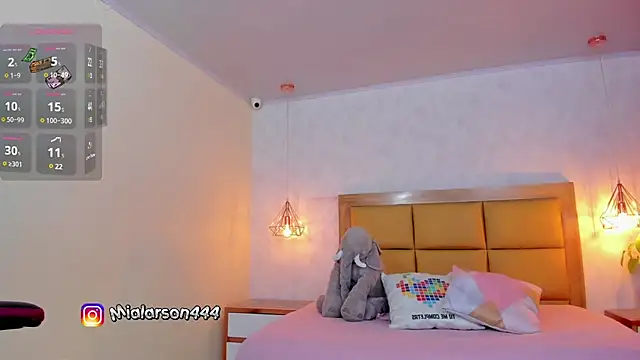 Snapshot of LARSONMIA chatting on March 2025 12:14:02 PM LARSONMIA online show from March 2025 12:14:02 PM