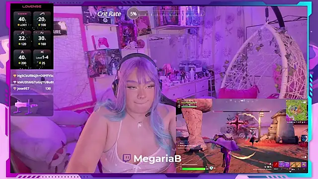 MegariaB online show from February 2025 07:56:01 AM