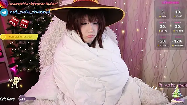 yourcutewaifu online show from December 2024 07:00:01 PM