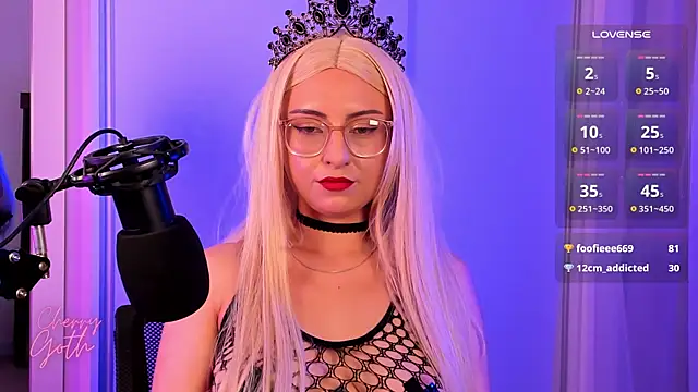 CherryGoth online show from January 2025 03:02:01 PM