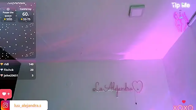 alee lenoxx online show from January 2025 08:51:02 AM