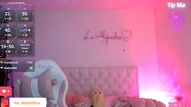 alee lenoxx online show from February 2025 09:10:01 AM