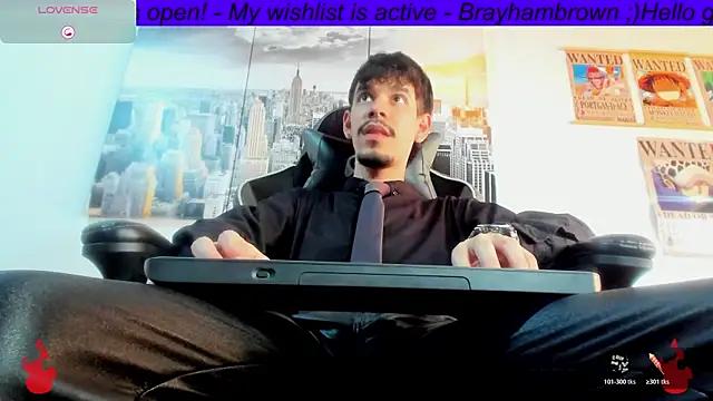 BRAYHAMBROWN online show from June 2026 10:01:02 PM