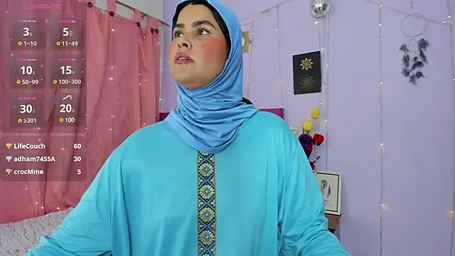 AishaAmin  online show from January 2025 04:05:01 PM