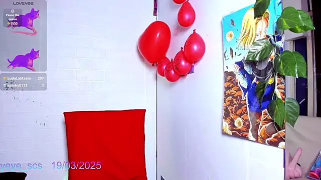 Snapshot of Yeye_scs chatting on March 2025 03:29:02 PM Yeye scs online show from March 2025 03:29:02 PM