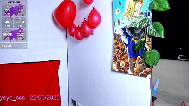 Snapshot of Yeye_scs chatting on March 2025 03:42:01 PM Yeye scs online show from March 2025 03:42:01 PM