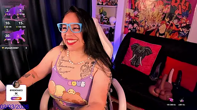 Snapshot of Yeye_scs chatting on March 2026 02:50:02 AM Yeye scs online show from March 2026 02:50:02 AM