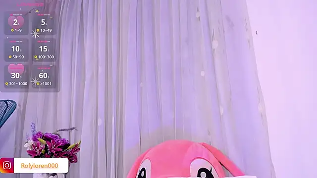 Snapshot of RolyLoren chatting on February 2025 12:28:01 AM RolyLoren online show from February 2025 12:28:01 AM