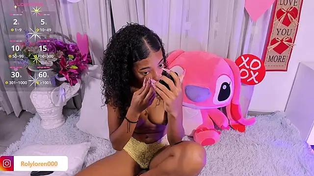 Snapshot of RolyLoren chatting on February 2025 07:19:02 PM RolyLoren online show from February 2025 07:19:02 PM