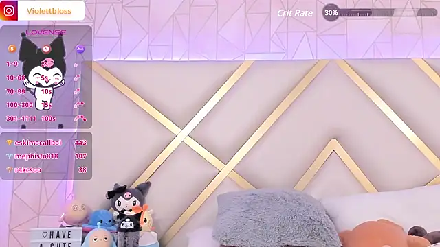 Snapshot of Violettbloss chatting on February 2025 12:33:01 AM Violettbloss online show from February 2025 12:33:01 AM