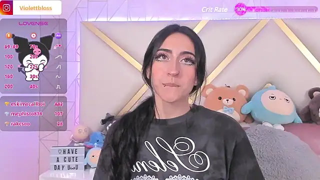 Snapshot of Violettbloss chatting on February 2025 04:10:01 AM Violettbloss online show from February 2025 04:10:01 AM