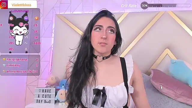 Snapshot of Violettbloss chatting on February 2025 12:20:02 AM Violettbloss online show from February 2025 12:20:02 AM