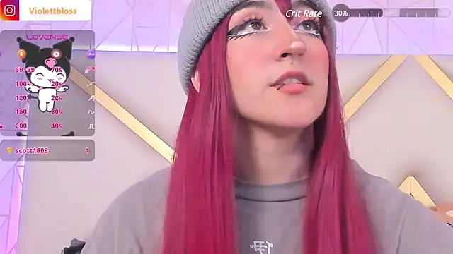 Snapshot of Violettbloss chatting on February 2025 09:11:02 PM Violettbloss online show from February 2025 09:11:02 PM