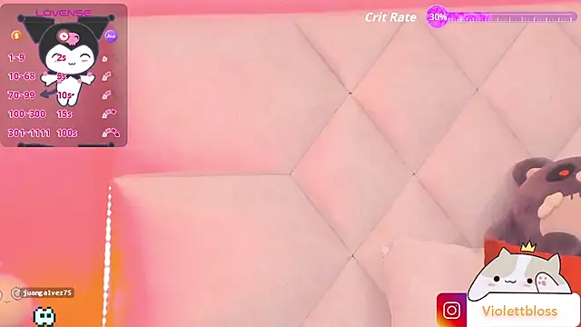 Snapshot of Violettbloss chatting on October 2025 03:18:01 AM Violettbloss online show from October 2025 03:18:01 AM