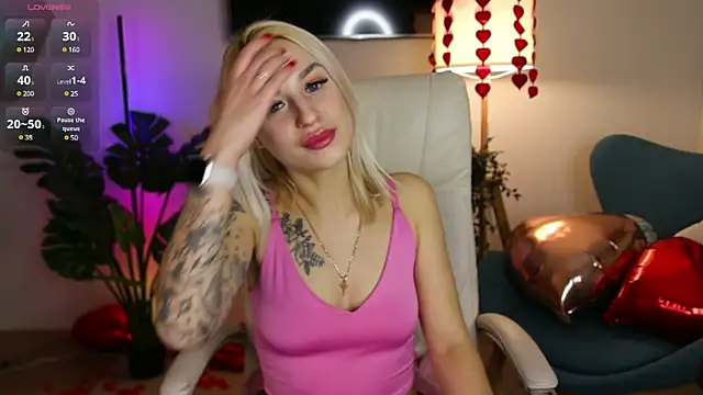 Crystal Barbie online show from February 2025 10:14:02 PM