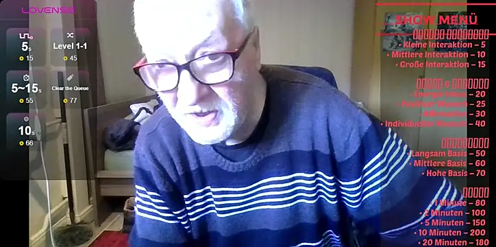 Sammy1660 online show from April 2026 10:37:01 AM