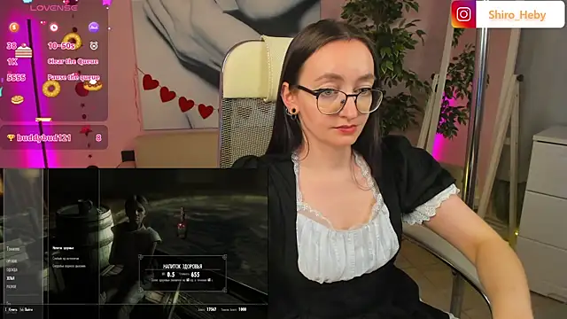 ShiroHeby online show from February 2025 07:14:01 PM