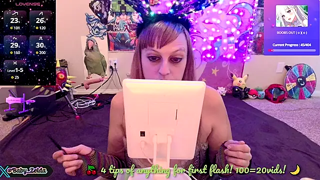 BabyZelda online show from September 2025 10:02:01 PM