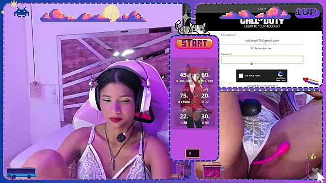 Snapshot of SofiRey_ chatting on March 2025 01:45:01 PM SofiRey online show from March 2025 01:45:01 PM