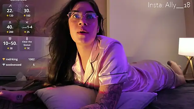 Ally addams online show from February 2025 09:31:01 AM