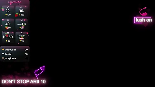 Arii vega  online show from February 2025 04:27:01 AM