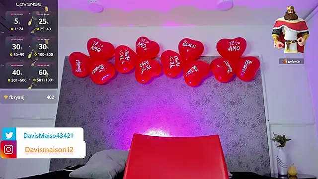 Snapshot of Maisondavis_ chatting on February 2025 12:41:01 AM Maisondavis online show from February 2025 12:41:01 AM