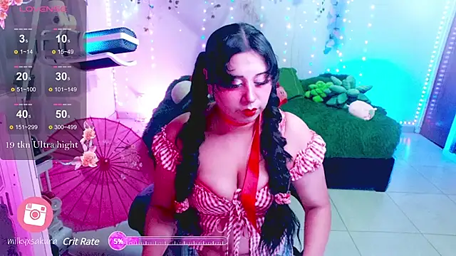 MilkyXSakura online show from March 2025 02:53:02 AM