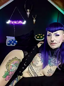 Purple Coffin666 online show from March 2025 09:04:02 PM