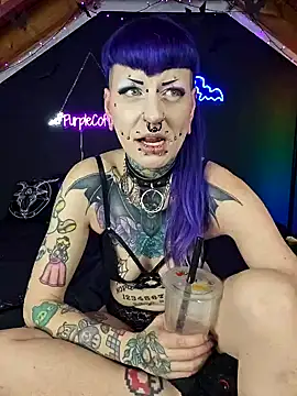 Purple Coffin666 online show from March 2025 09:16:02 PM